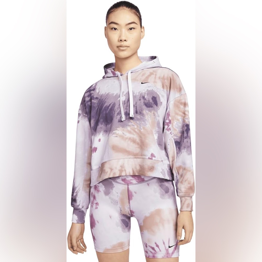 Nike Training Hoodie - Women’s French Terry Tie-Dye